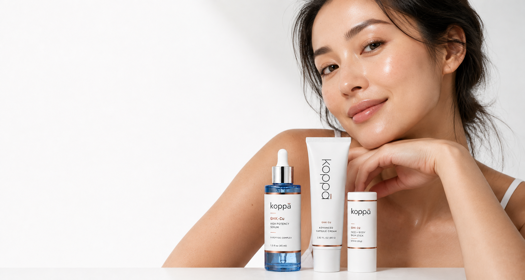 Copper peptide skincare, simplified.