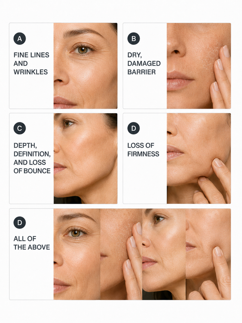 Skincare goal — GHK-Cu copper peptide routine quiz