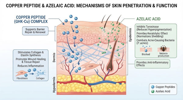 Copper Peptides and Azelaic Acid: Can You Layer Them?