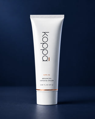 Koppā copper peptide face cream with GHK-Cu capsules