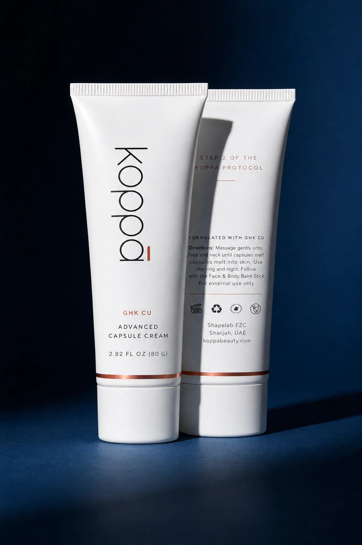 Koppā GHK-Cu Capsule Cream tube